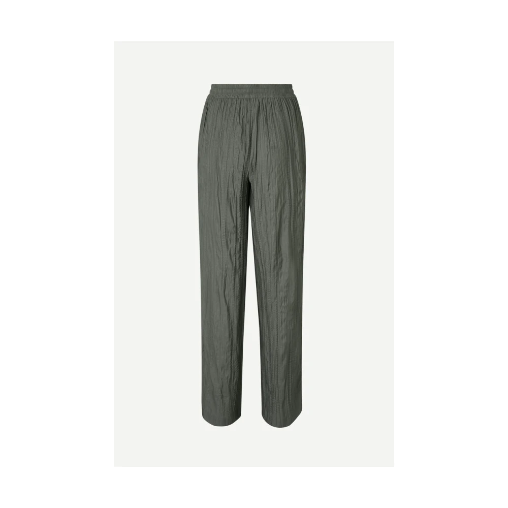 Samsøe High-waist Loose Fit Broek Green Dames