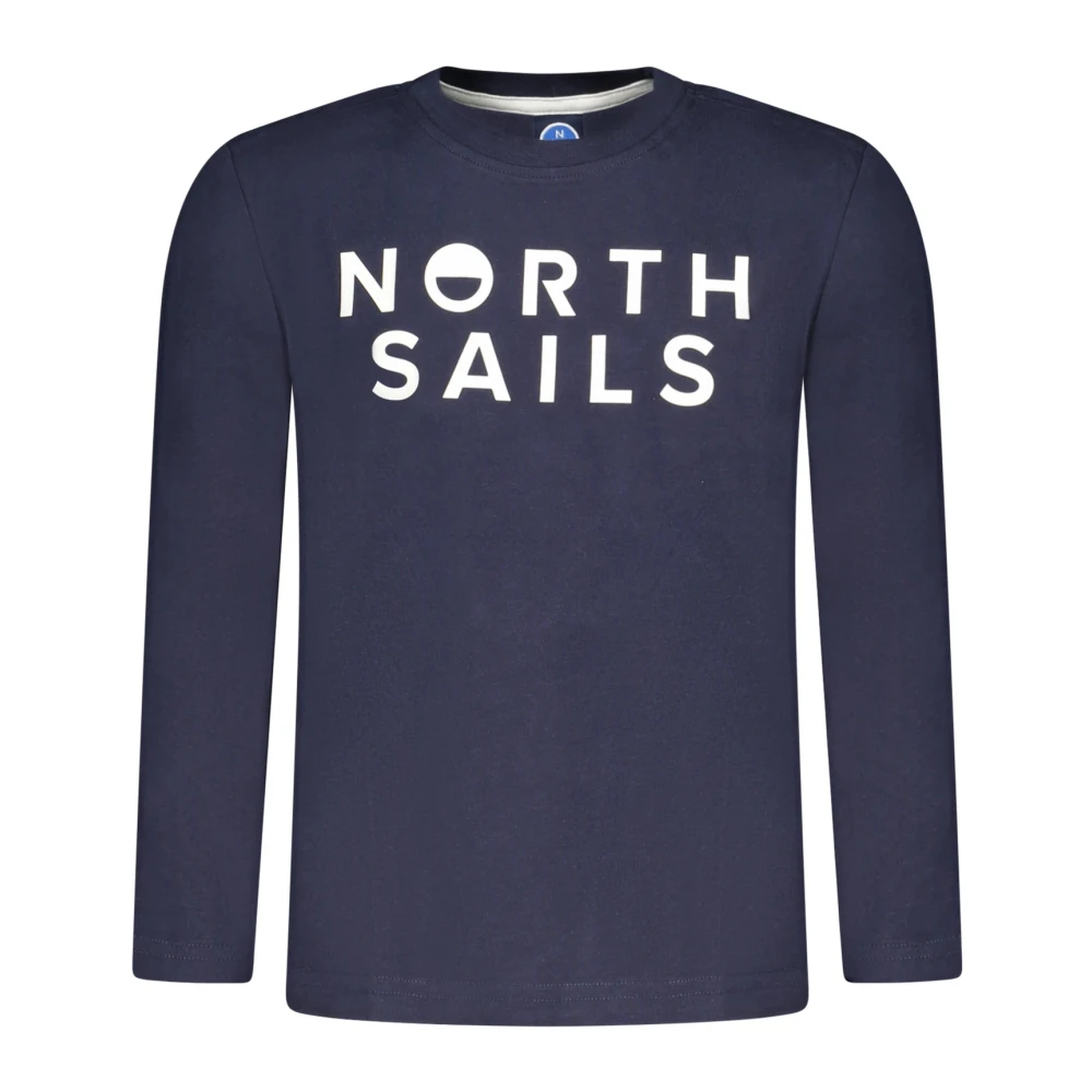 North Sails Long-Sleeved T-Shirt - Unisex - Kids Short Sleeve T-Shirts - Blue - 12 Y - Kids