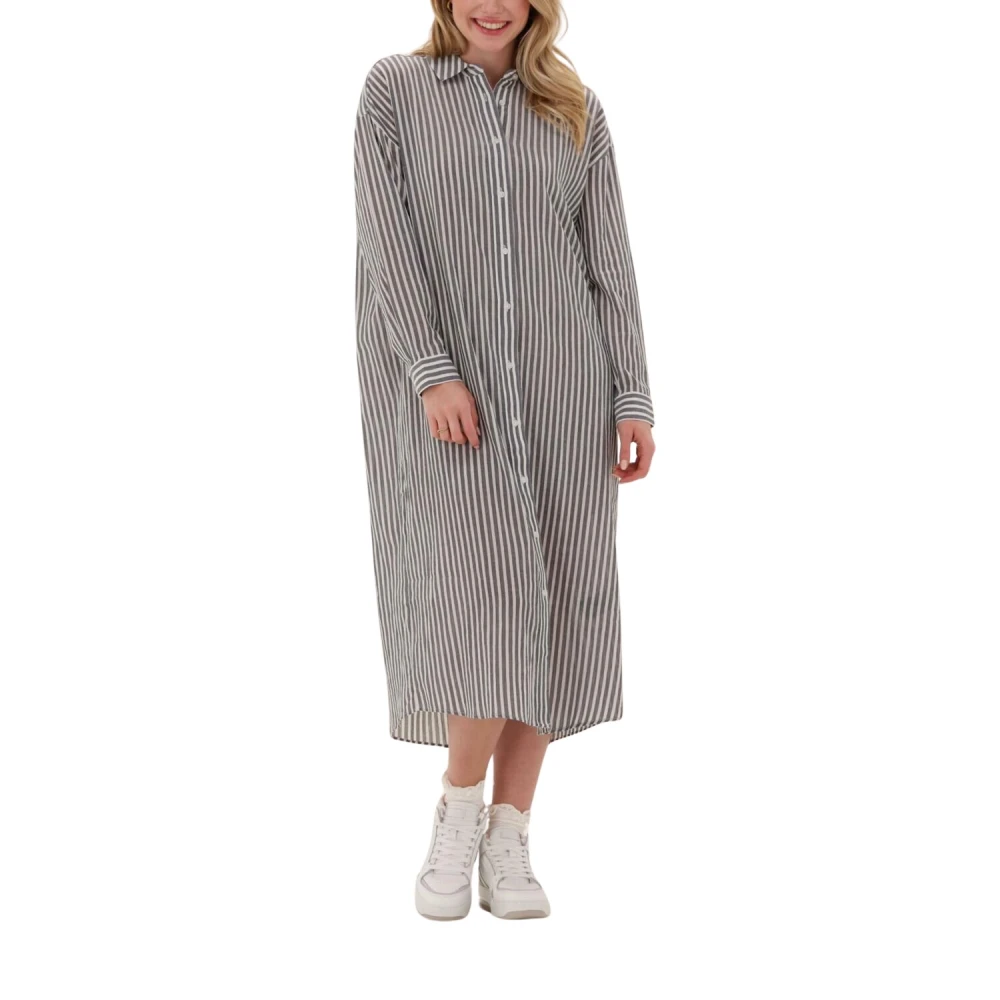 Ocean Shirt Dress Damen Midi - Just Female - Modalova