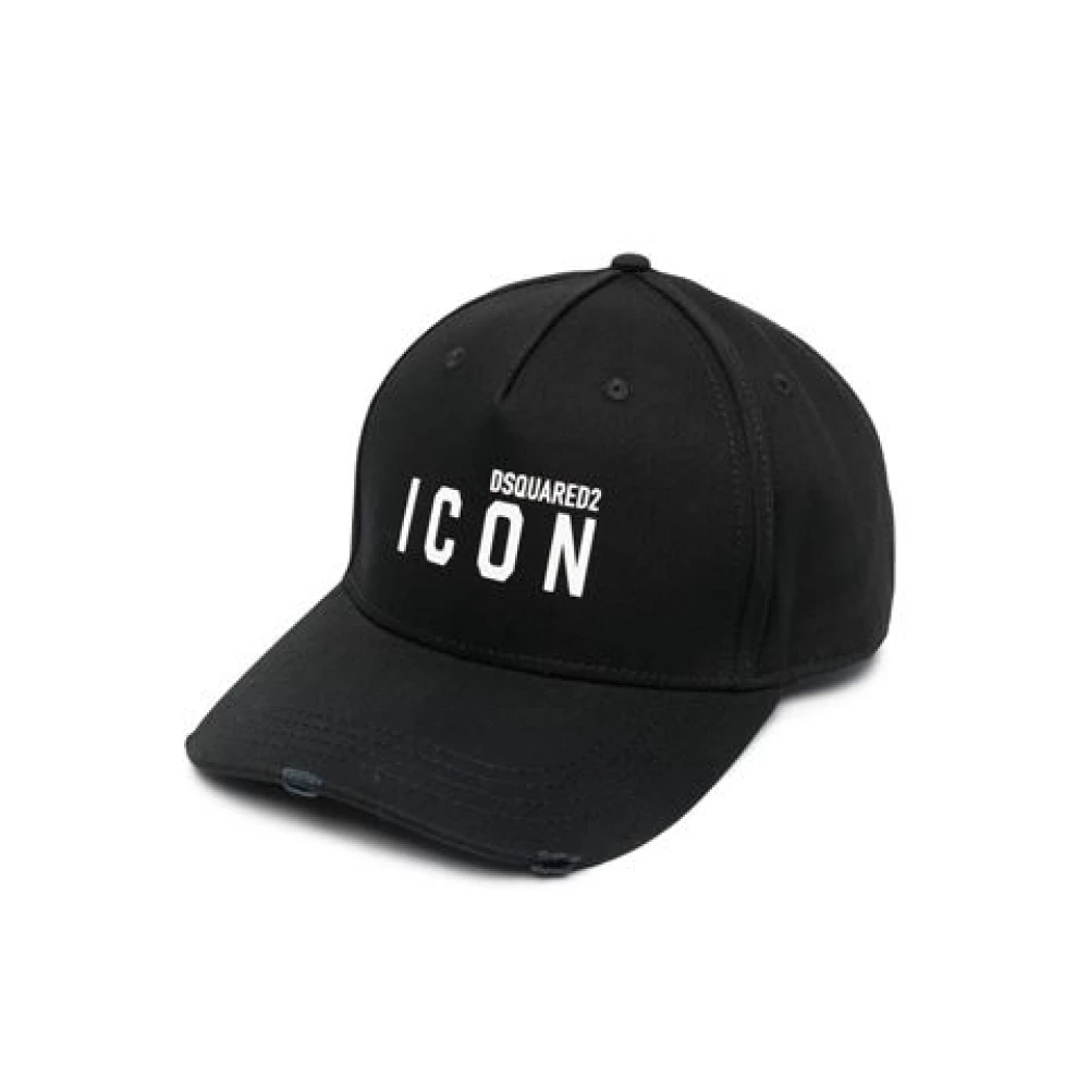 Dsquared2 Uomo Nero Cappello Elegante