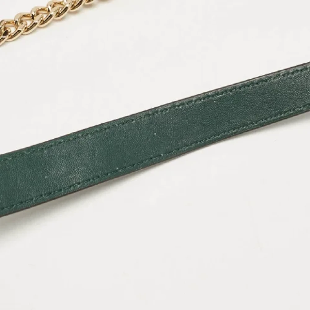 Michael Kors Pre-owned Leather shoulder-bags Green Dames