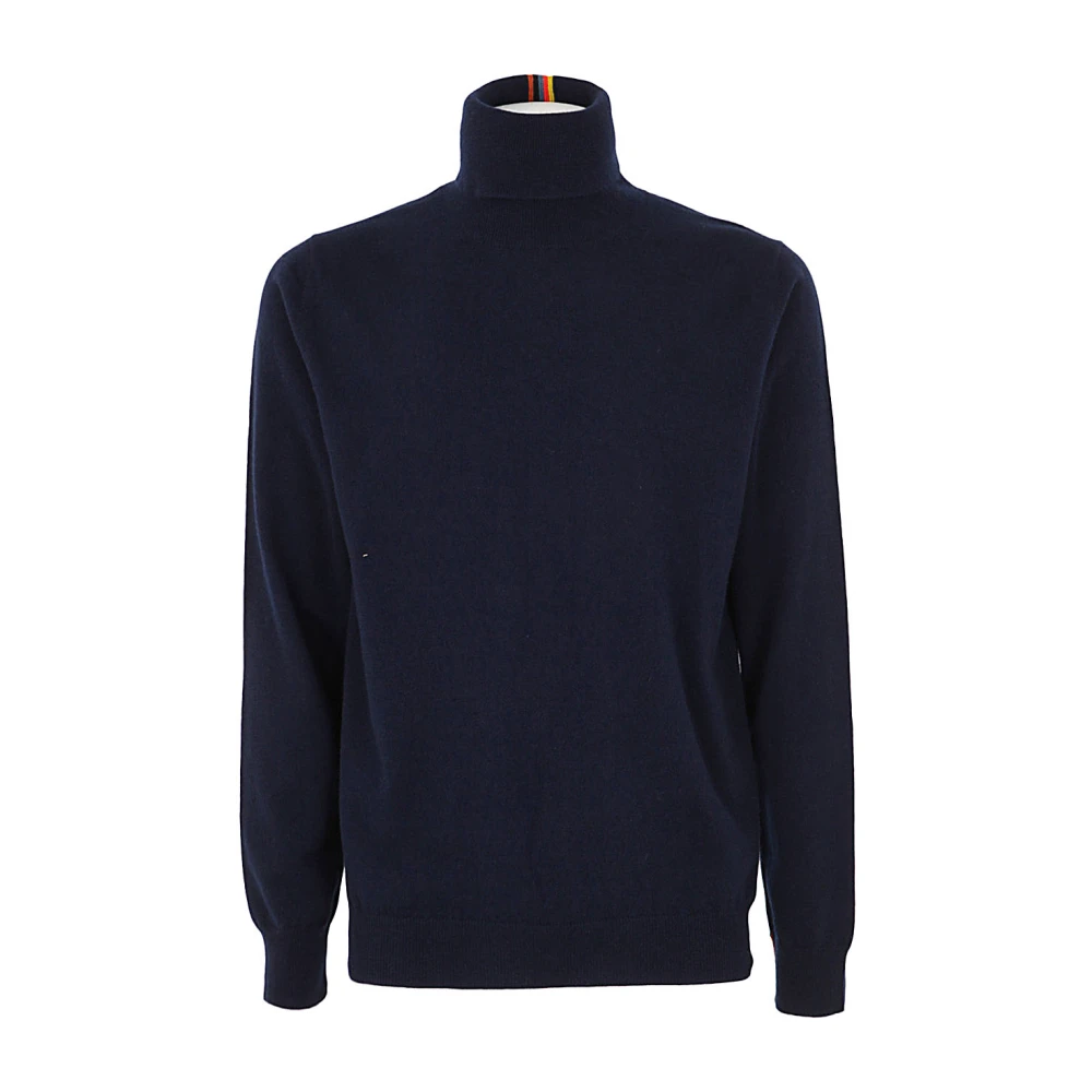 PS By Paul Smith Stijlvolle Gents Pullover Roll Neck Blue Heren