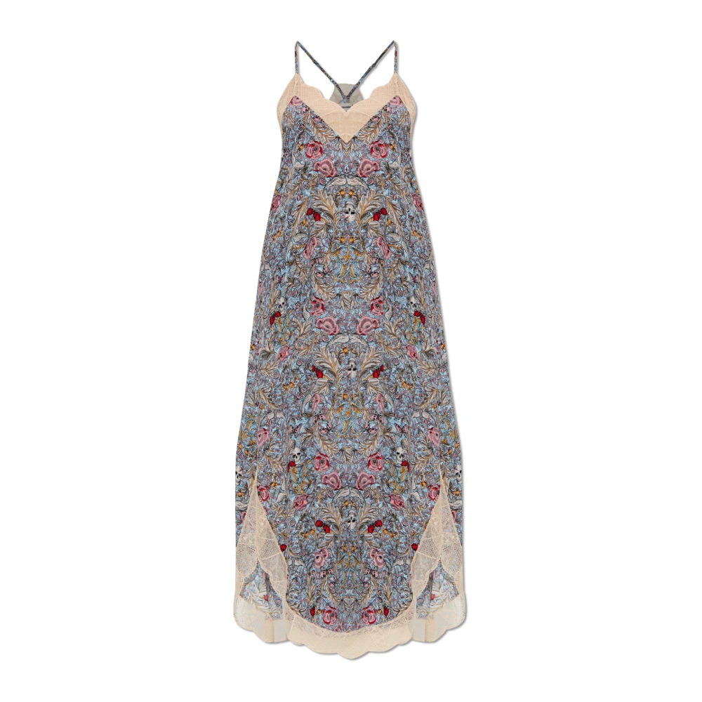 Zadig & Voltaire Jurk met bandjes Multicolor Dames