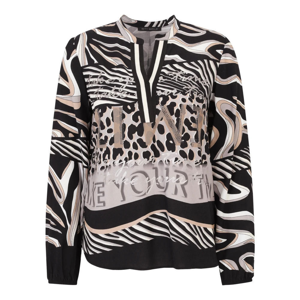 Betty Barclay Dierenprint Lange Blouse Multicolor Dames