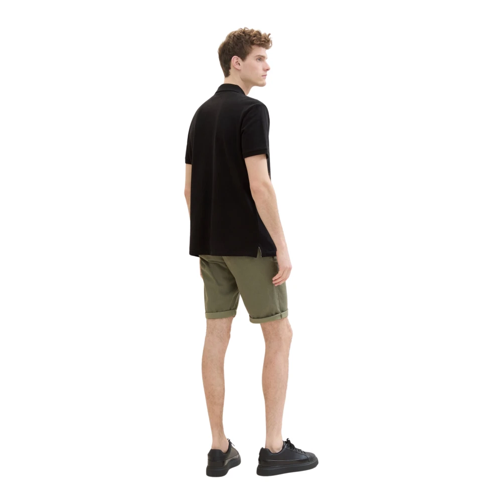 Tom Tailor Elegante Chinoshorts voor zomerse look Green Heren