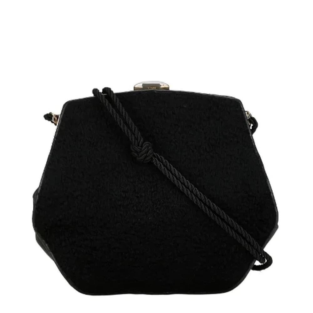 Fendi Vintage Pre-owned Leather fendi-bags Black Dames