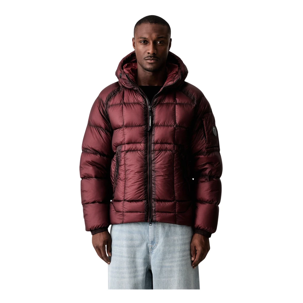 C.p. Company , Down Jackets, Male, Brown, L, Jackets > Jackets