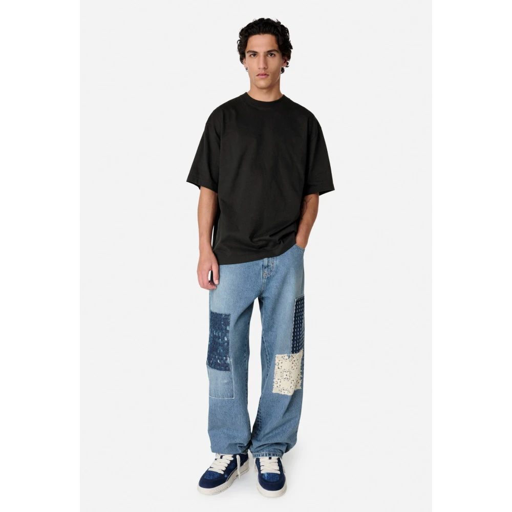 Axel Arigato T-shirt met Veters Black Heren