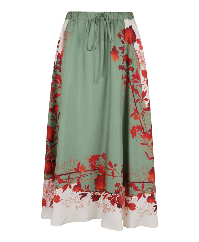 jupe-en-soie-verte-style-elegant