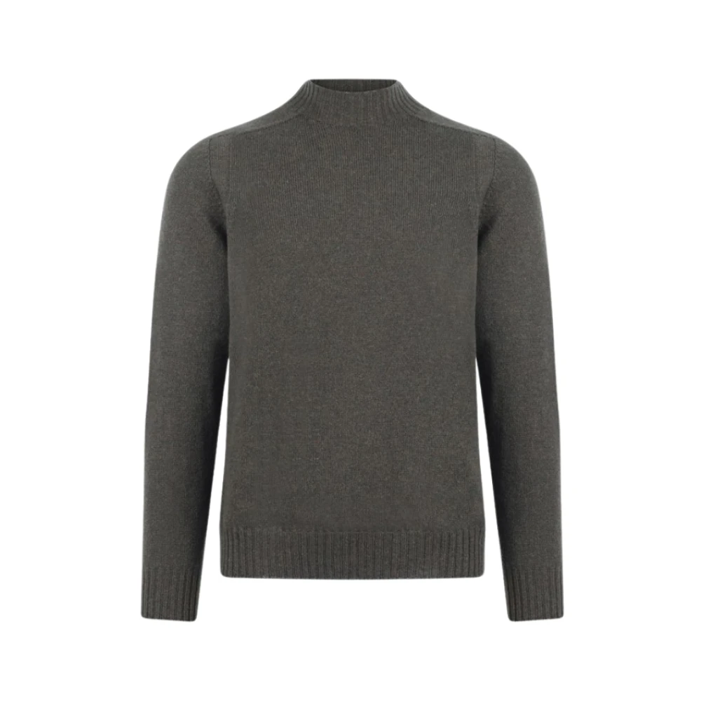 Gran Sasso Stijlvolle Trui met Korte Mouwen Gray Heren