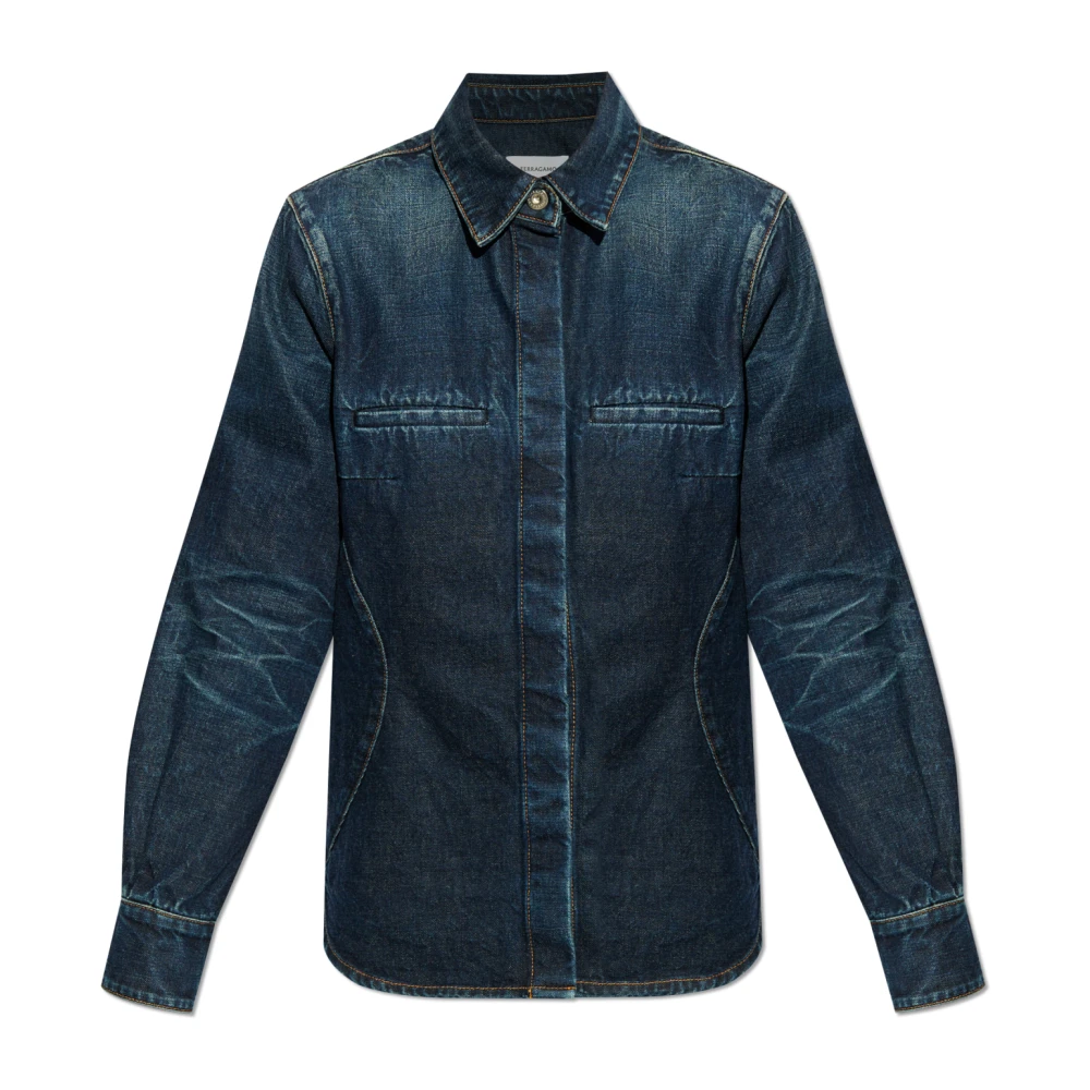 Blouses & Shirts > Denim Shirts - - Ferragamo - Modalova