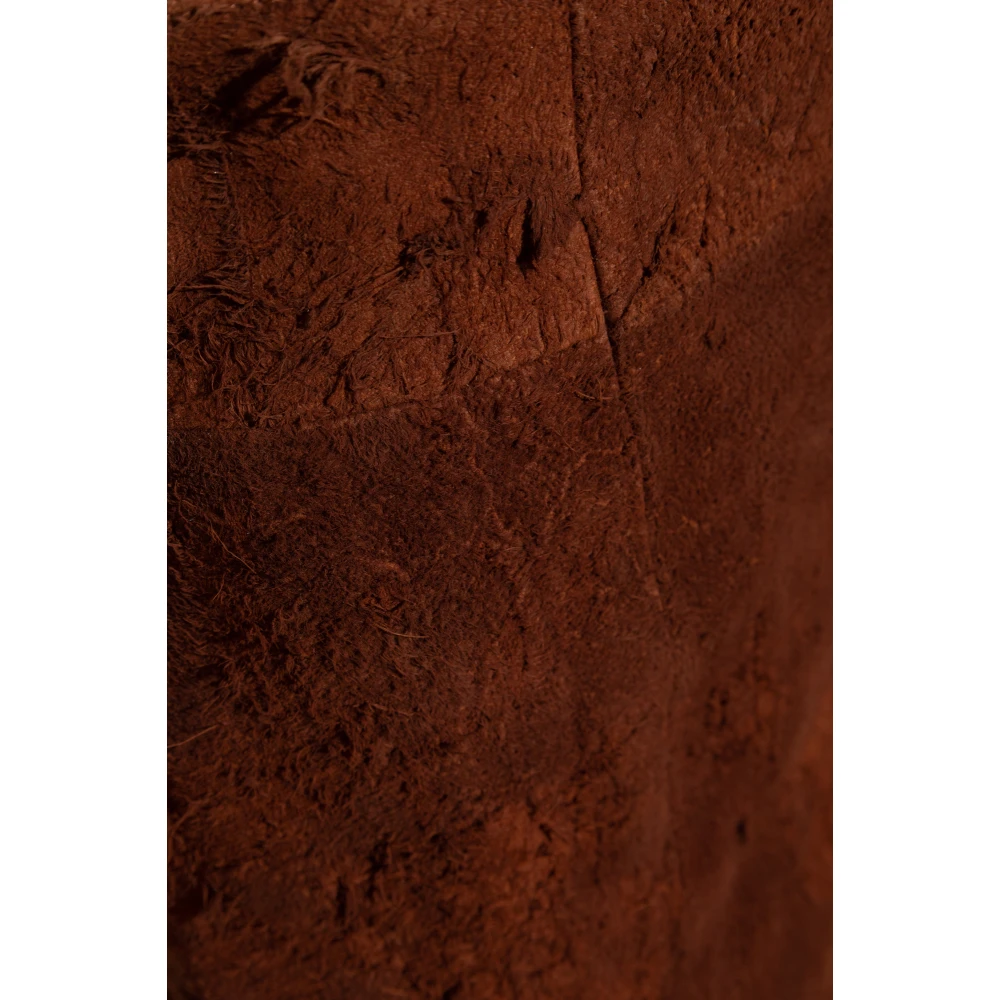 alexander mcqueen Leren rok Brown Dames
