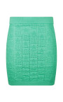 jupe-en-tricot-monogramme-vert