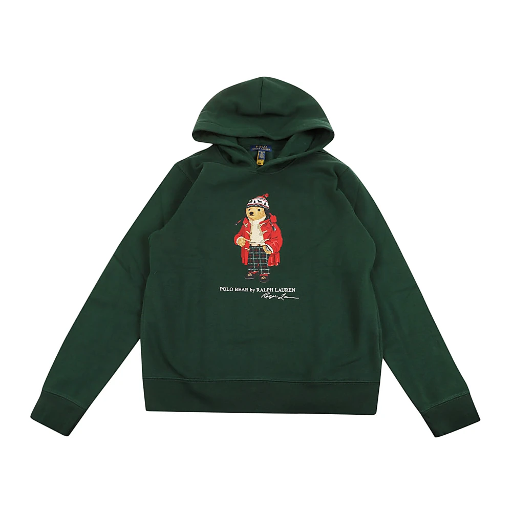 Ralph Lauren Stickade Tröjor Sweatshirt Green, Pojke