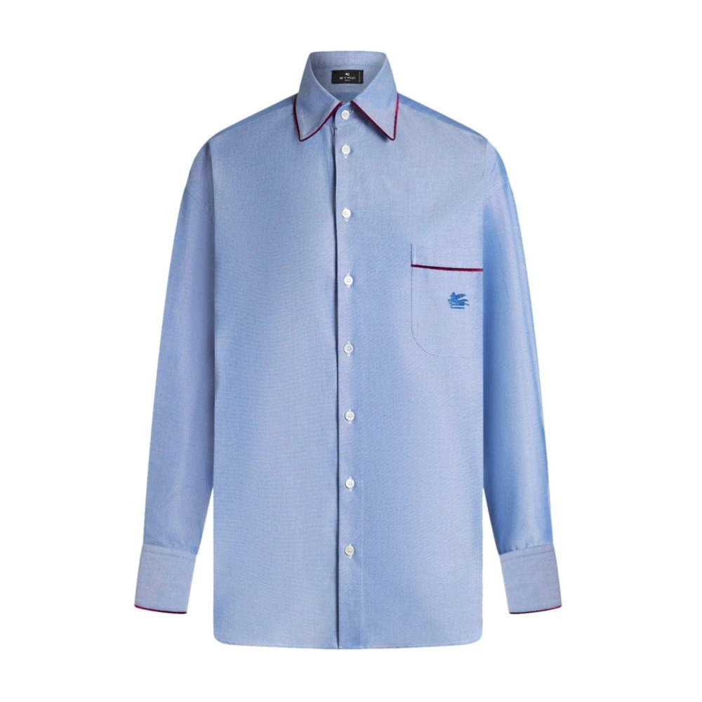 ETRO Indigo MRW Shirt Blue Dames