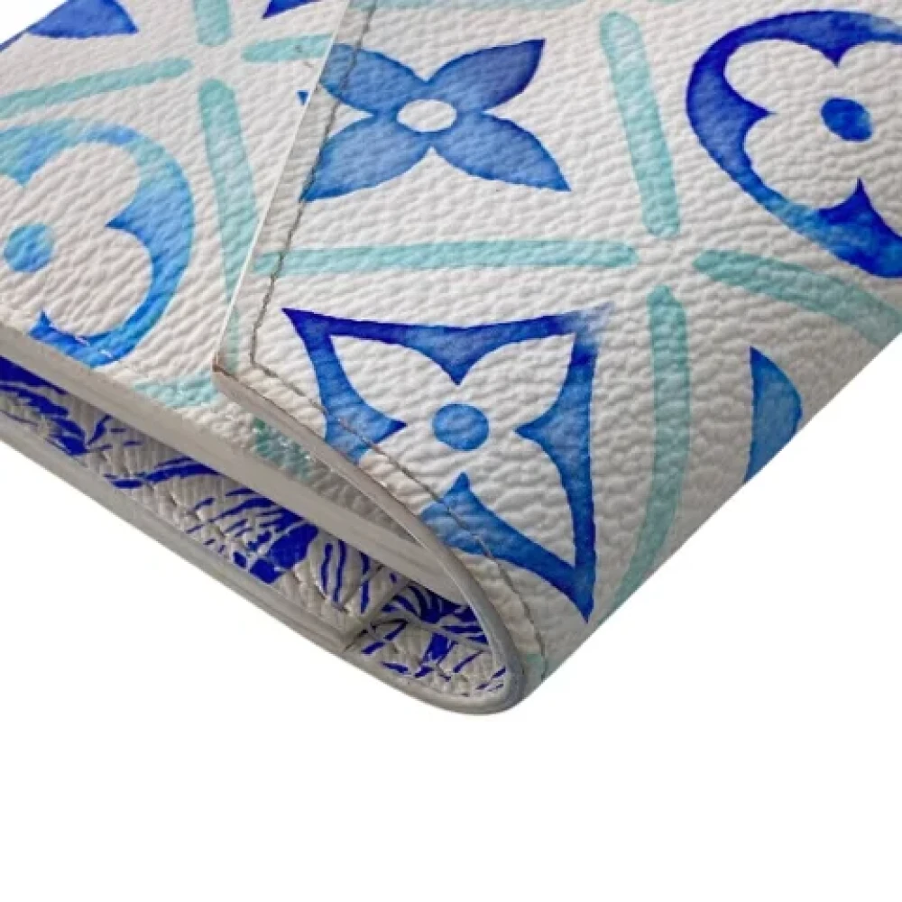 Louis Vuitton Vintage Pre-owned Canvas wallets Blue Dames