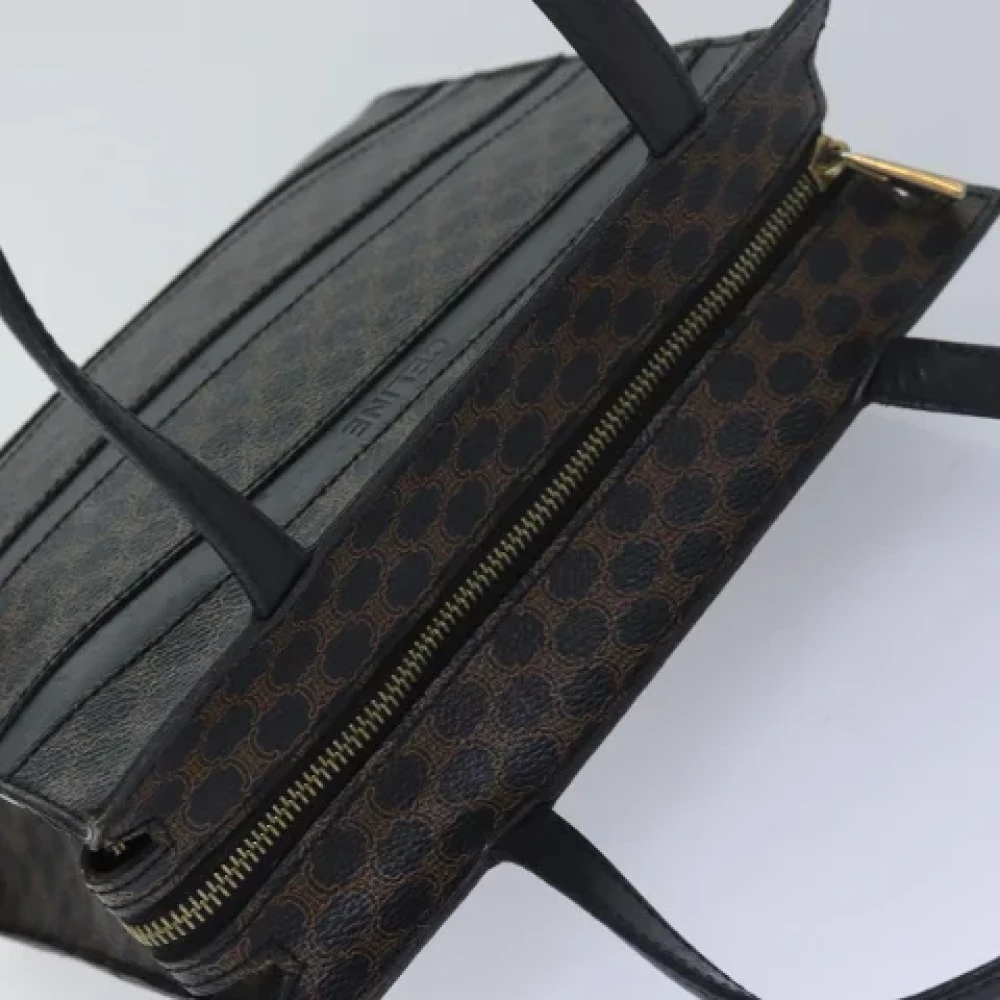 Celine Vintage Pre-owned Leather handbags Black Dames