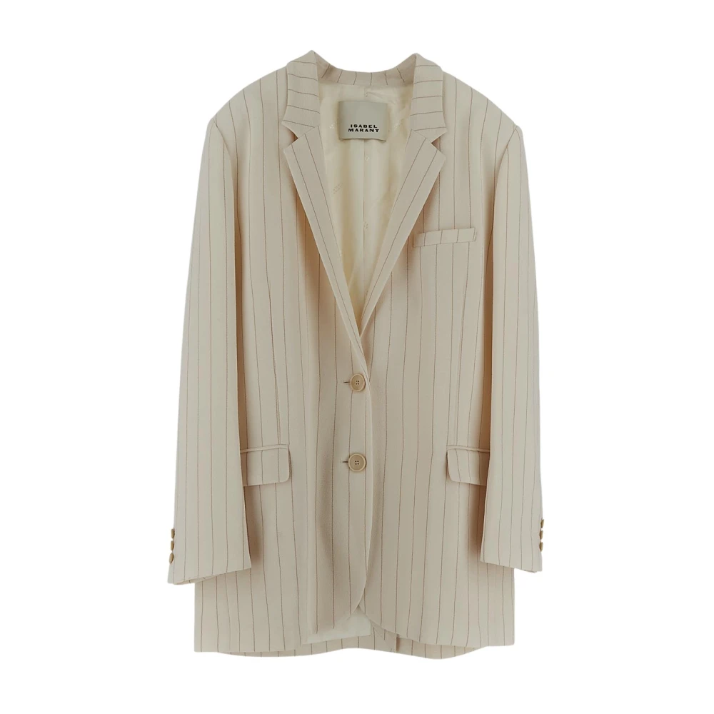 Isabel marant Polyester Ocean Jas Beige Dames