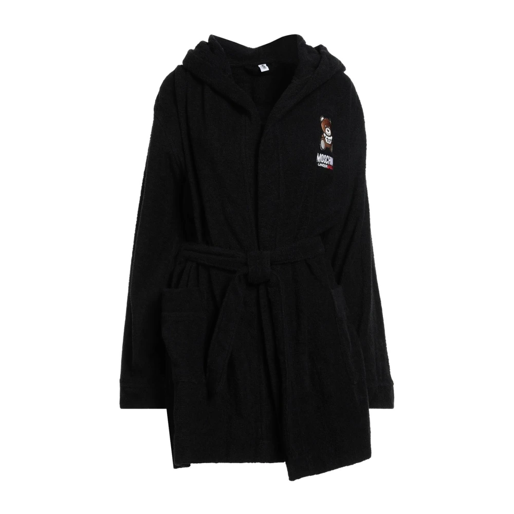 Moschino Women's Black Underbear Cotton Sponge Logo