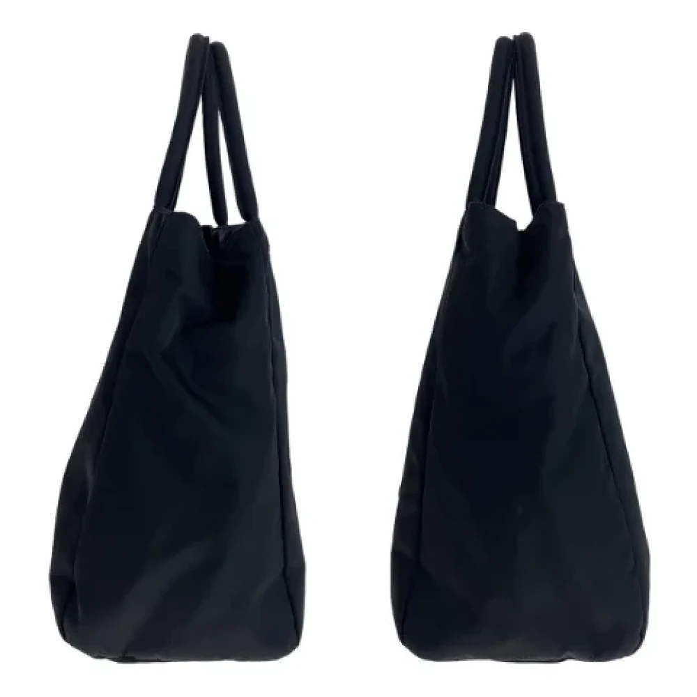 Prada Vintage Pre-owned Canvas totes Black Dames