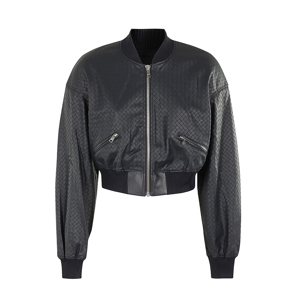 Rotate Birger Christensen Gevlochten Kort Jack Blue Dames
