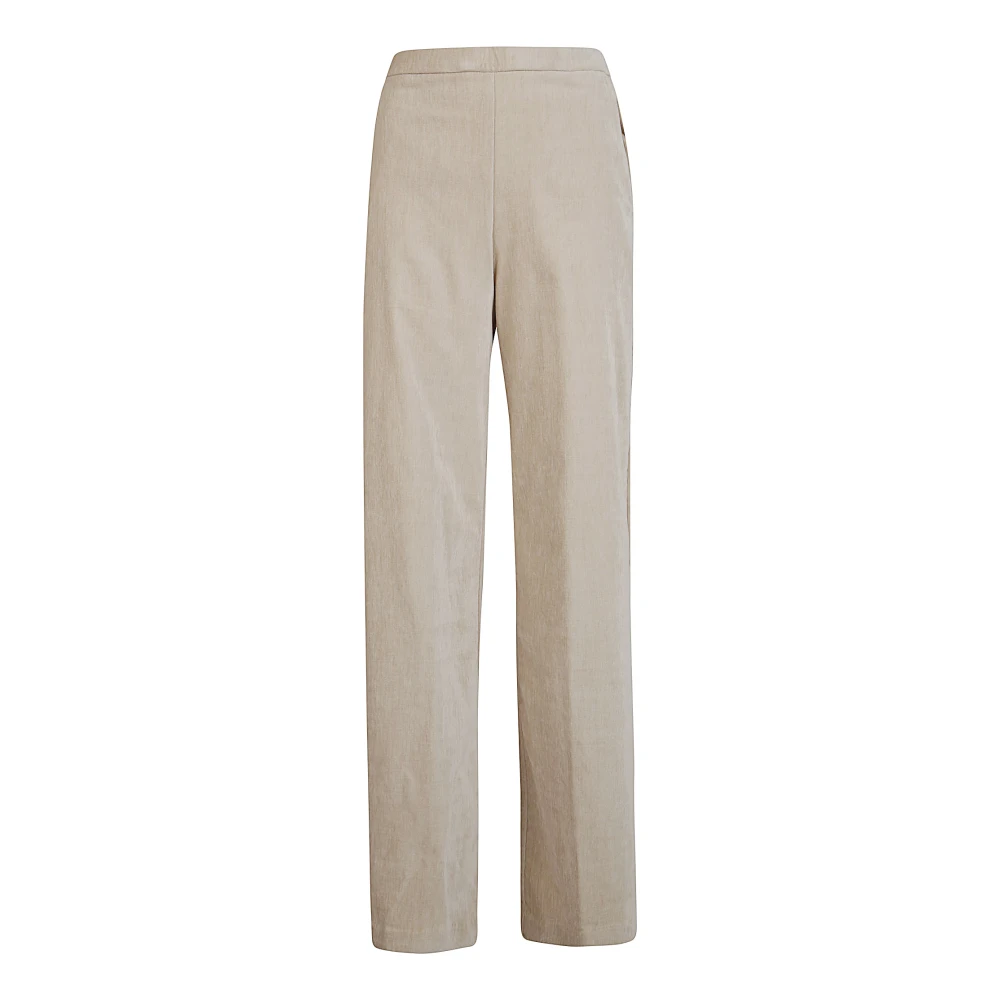Forte Forte Women's Beige Straight Trousers, S, My Trousers