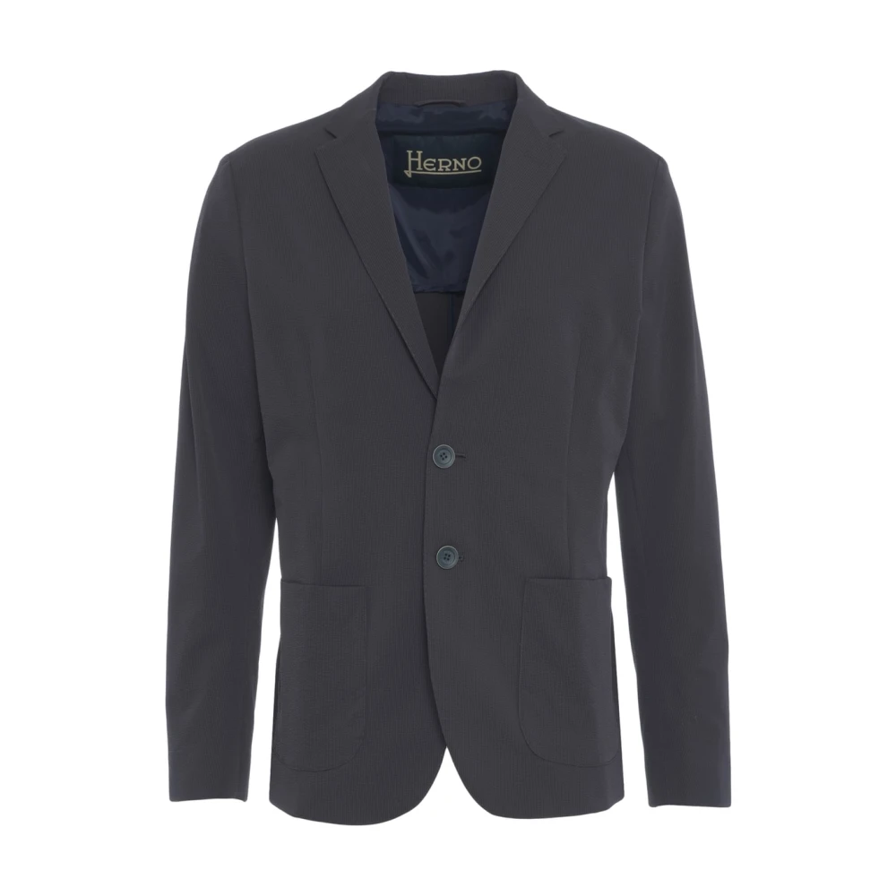 Herno - Jackets > Blazers - Blue - Herno - Modalova