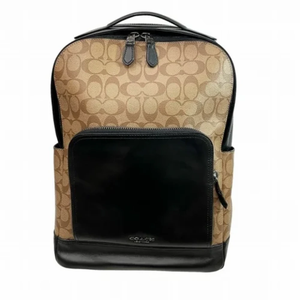Coach Pre-owned Canvas backpacks Brown Dames