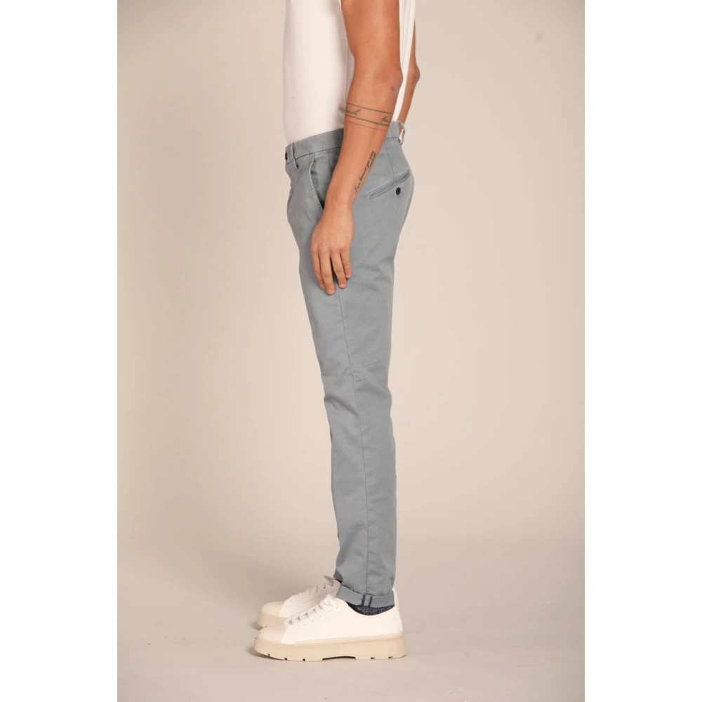 Mason's Osaka Style Wortel Fit Chino Broek Blue Heren