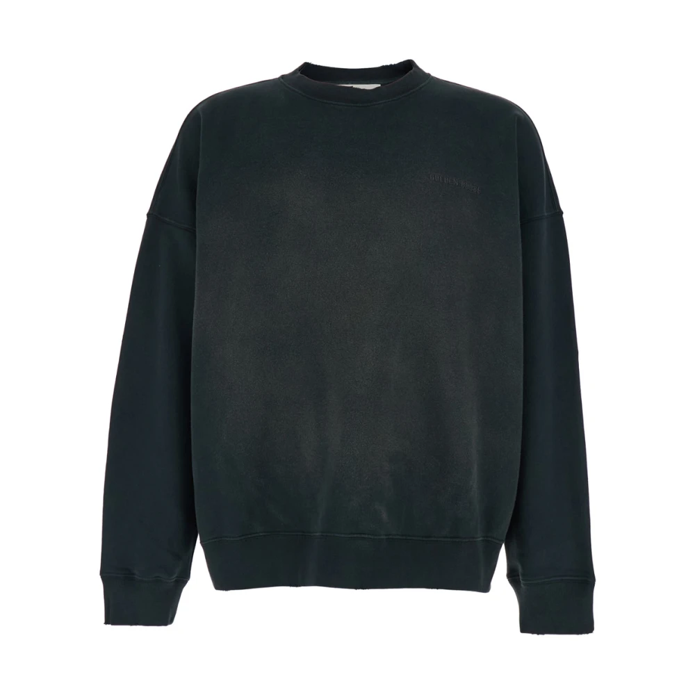 Golden Goose Men's Gray Sweatshirts, L, Crewneck Sweatshirt