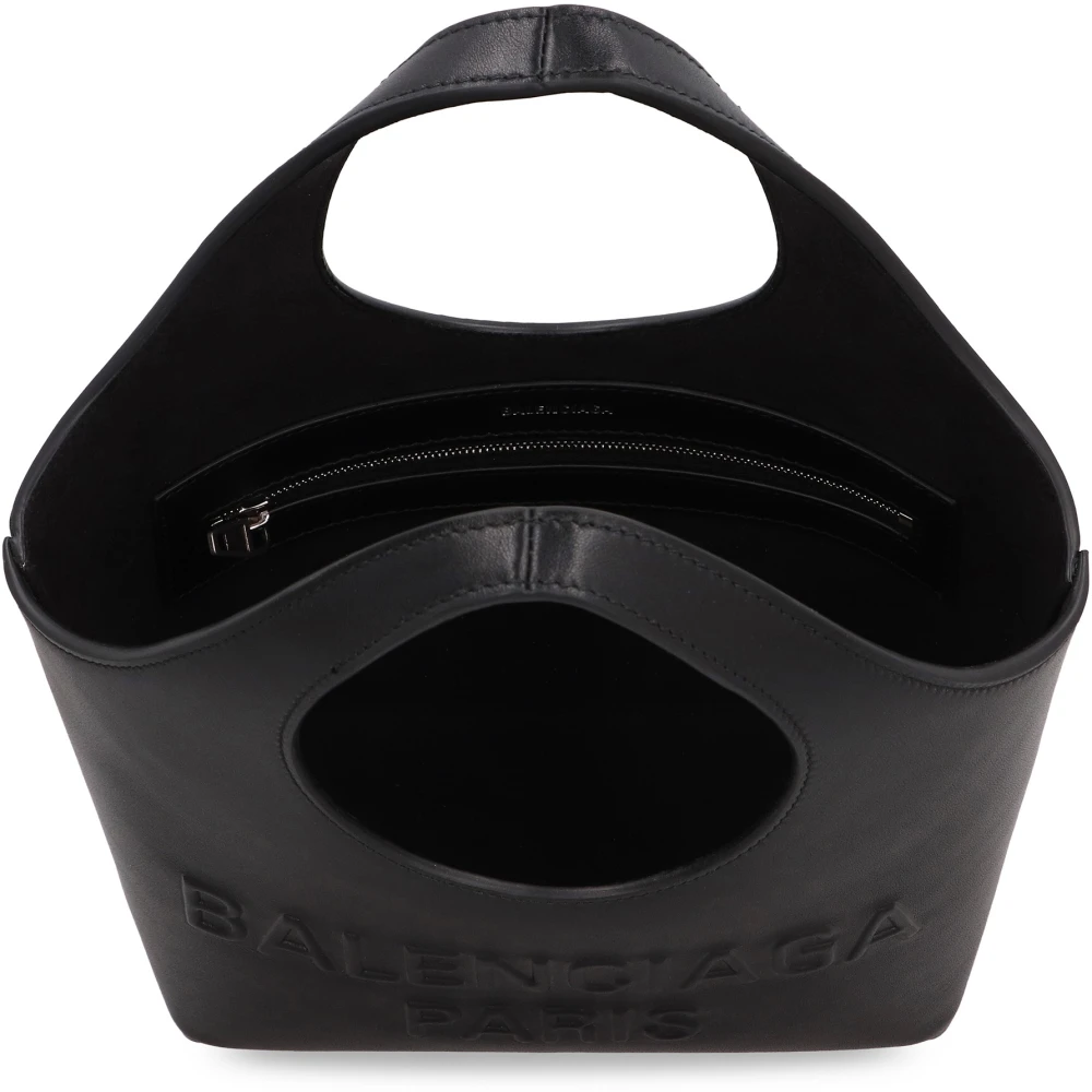 Balenciaga Mary-Kate Leren Tote Black Dames