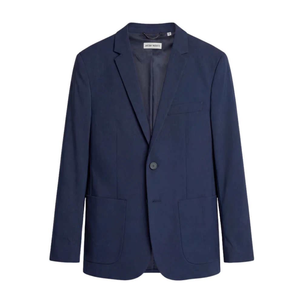 Antony Morato Men's Blue Blazers, L, Slim Rad Jacket