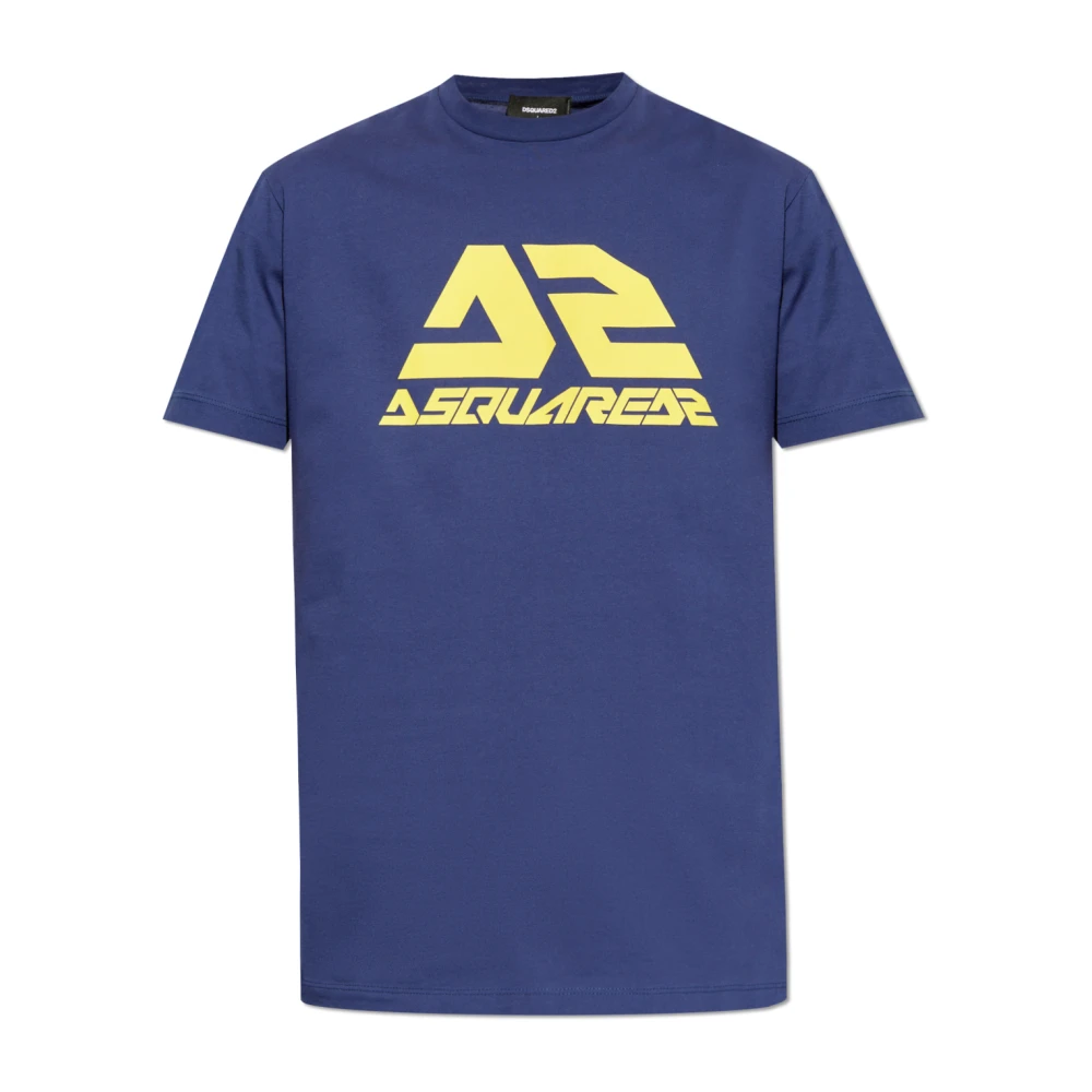 Dsquared2 T-shirt met print Blue Heren