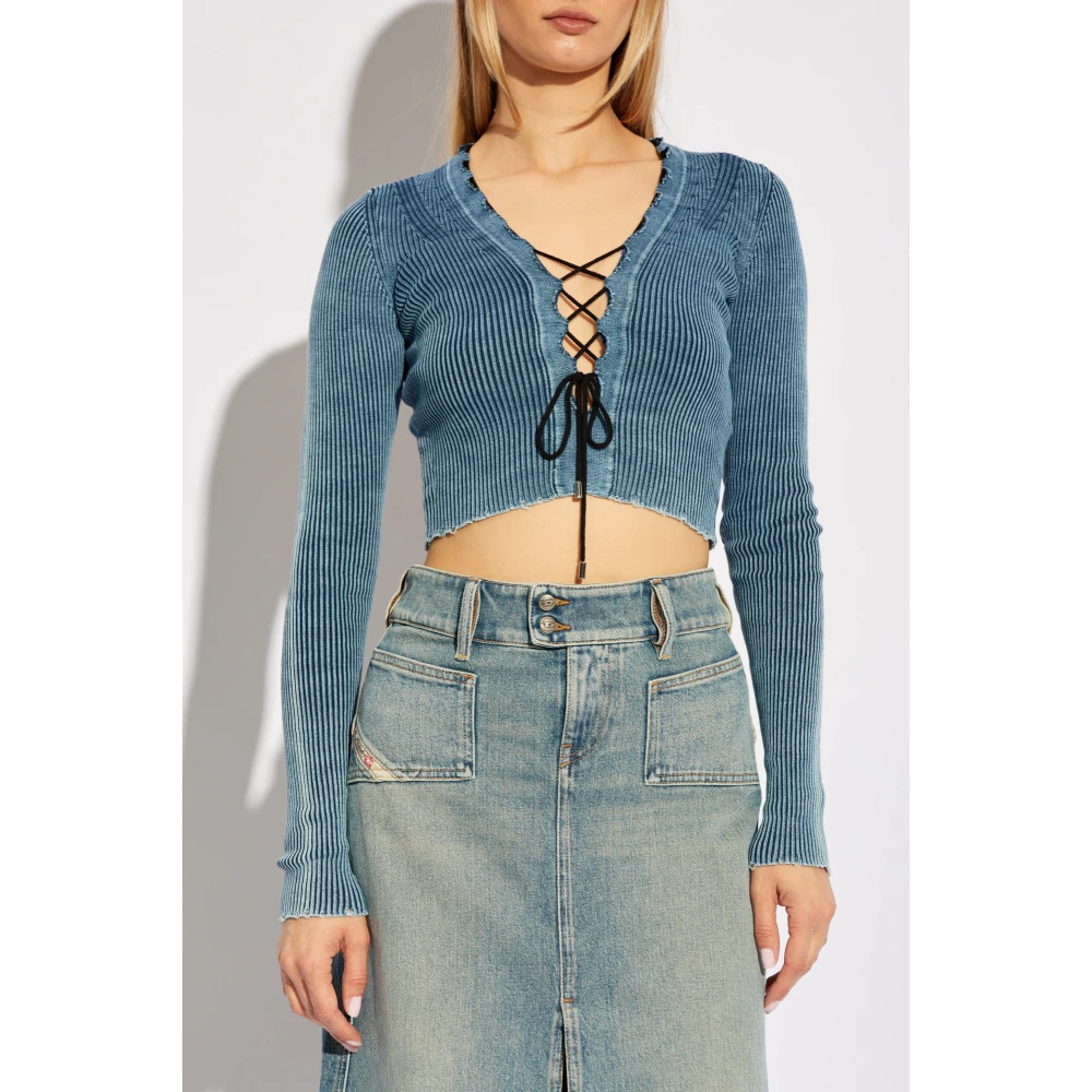 Diesel Top 'M-Acchia' Blue Dames