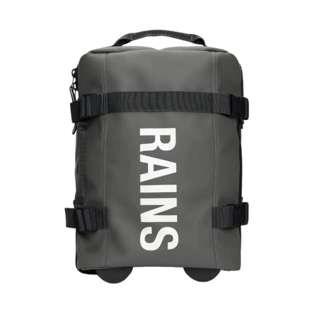 Rains Grijze Reisbagage Set Gray Unisex