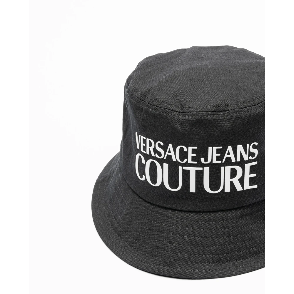 Versace Jeans Couture Stijlvolle Hoeden Collectie Black Dames