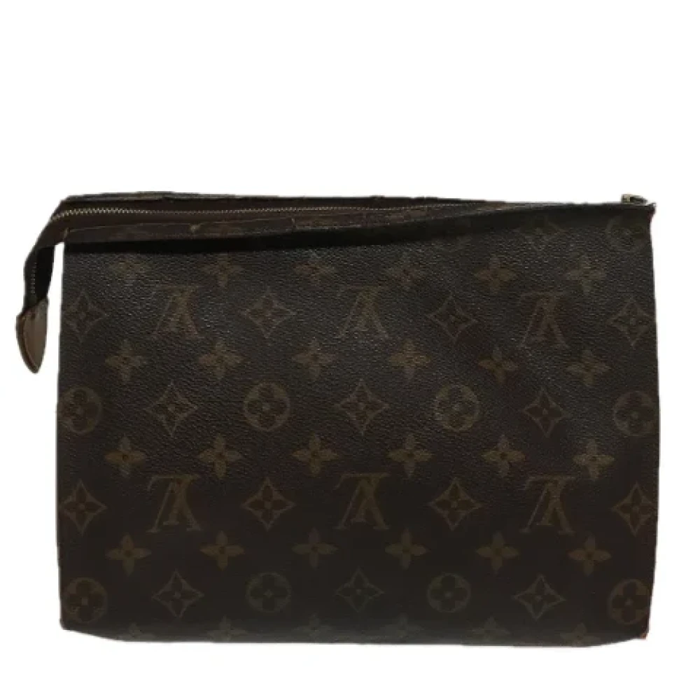 Louis Vuitton Vintage Pre-owned Canvas pouches Brown Dames