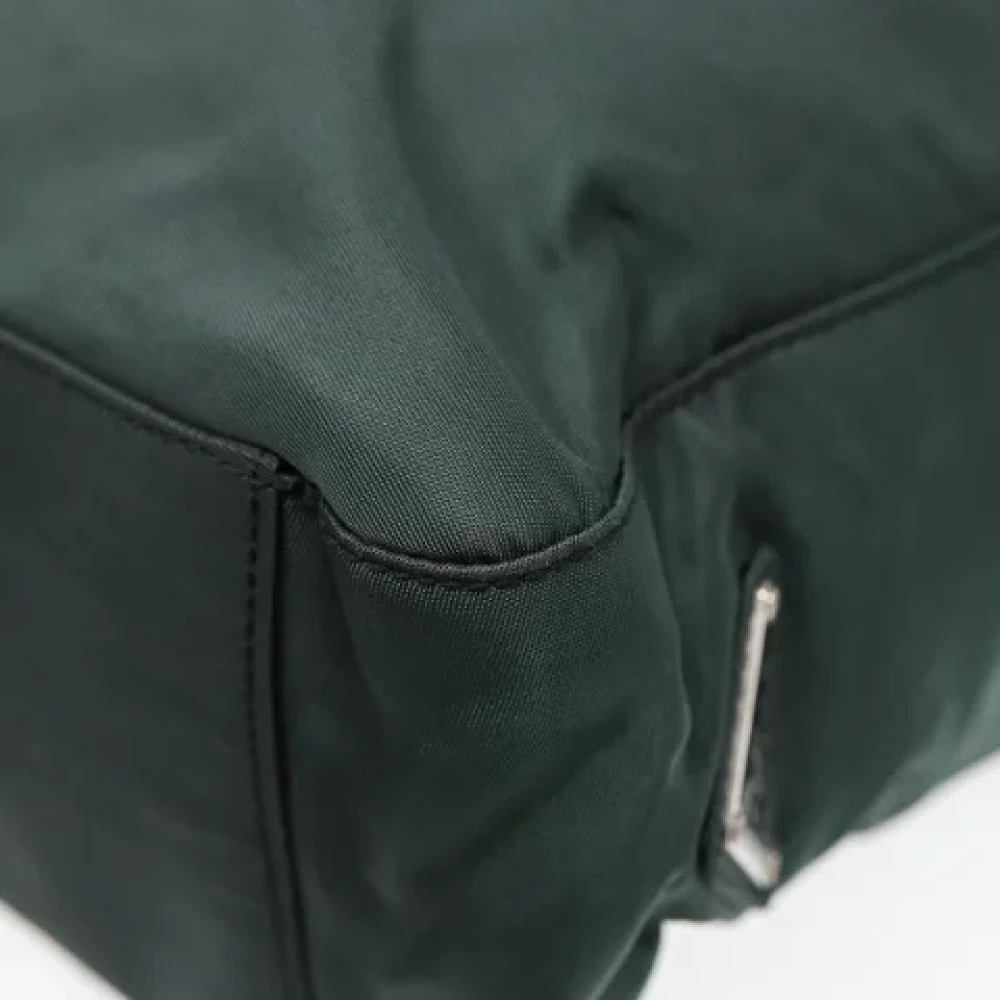 Prada Vintage Pre-owned Fabric totes Green Dames