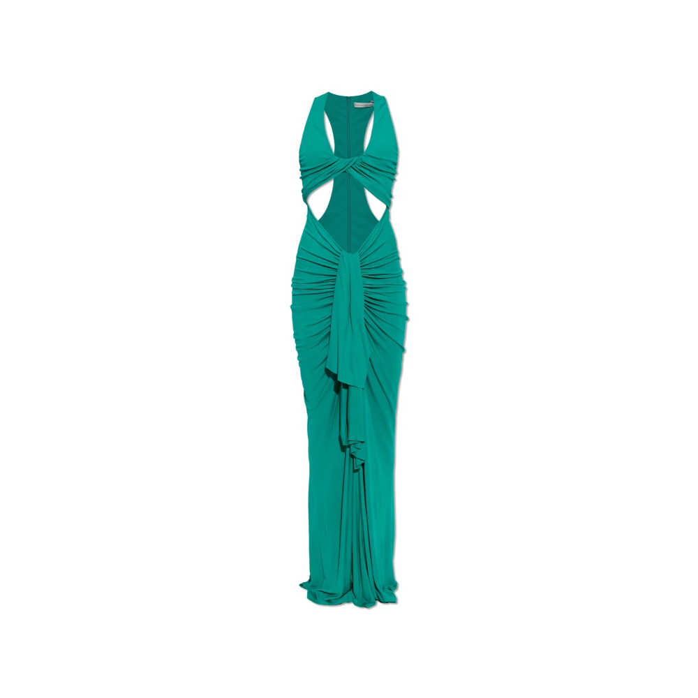 Christopher Esber Femme Vert - Vivenda Drape Front Dress - Robes - Taille: 36 Fr