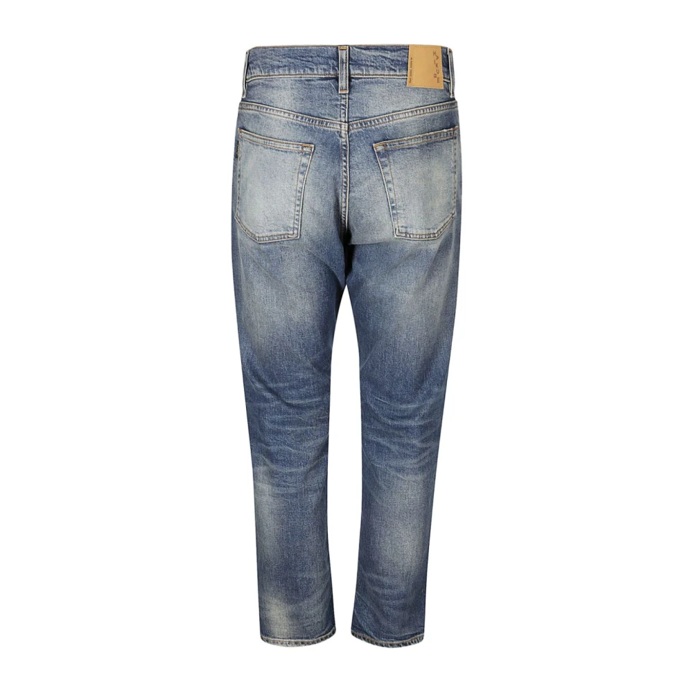 Haikure Blauwe Slim Fit Jeans met Logo Blue Heren