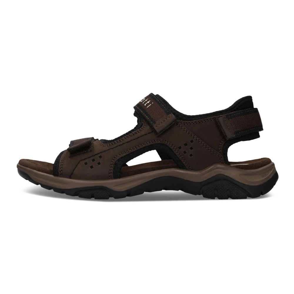 Bugatti Flat Sandals, Male, 7 Uk, Leather Sandal Brown