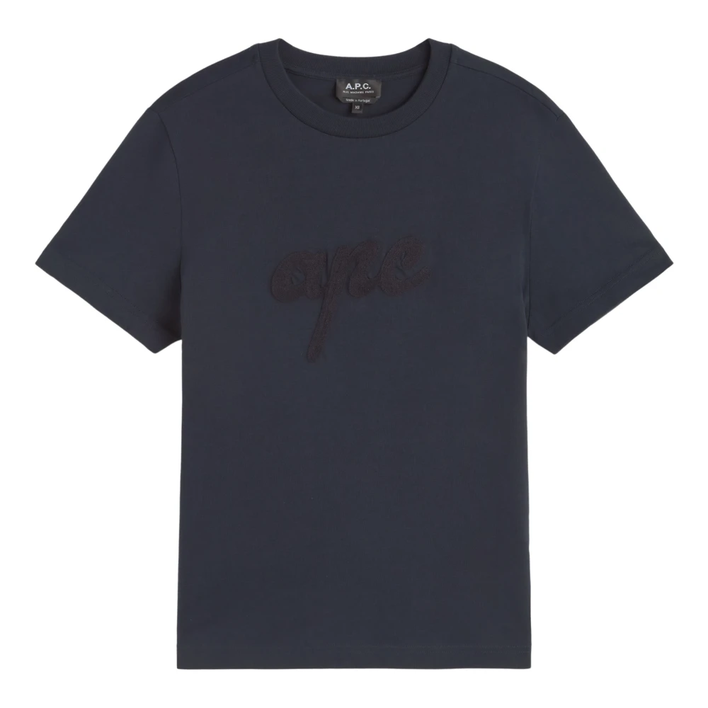 A.p.c. - Tops > T-Shirts - Blue - A.p.c. - Modalova