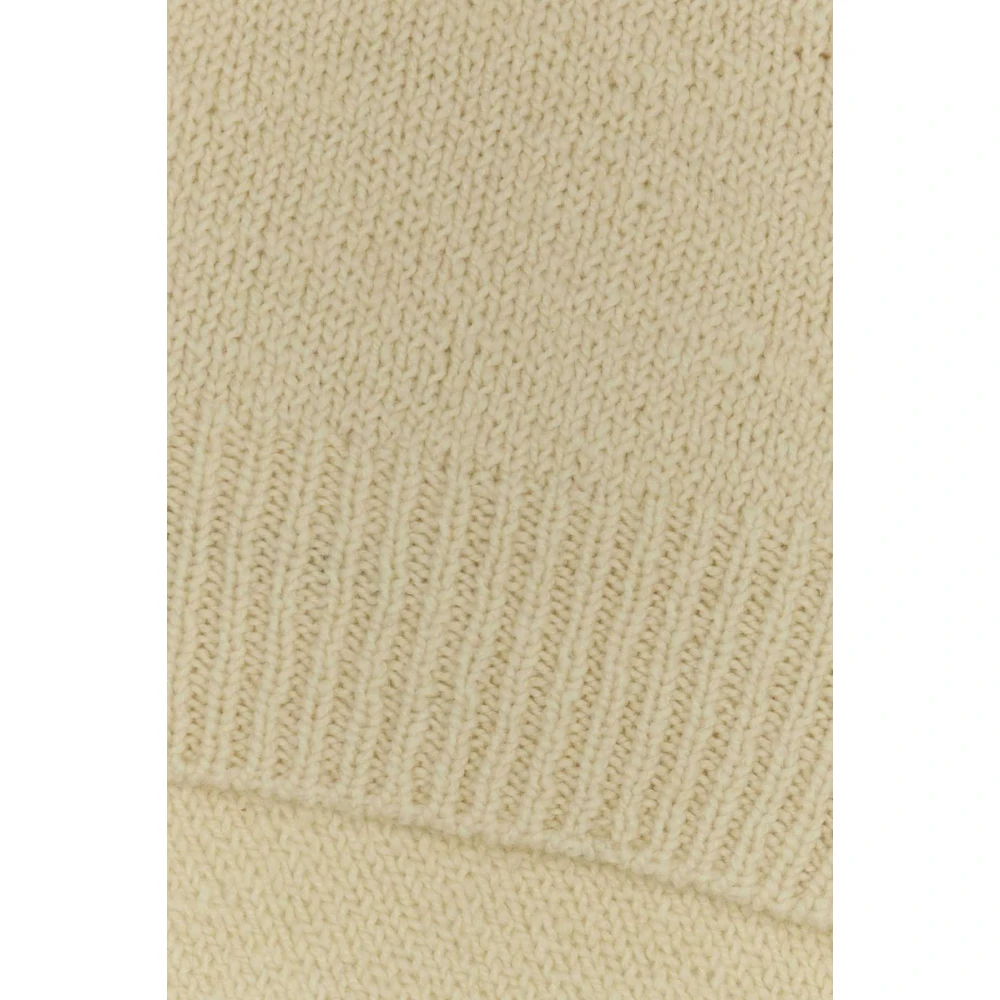Jil Sander Ivory Wool Scarf White Heren