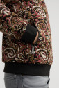bruine-college-stijl-geembosseerde-top