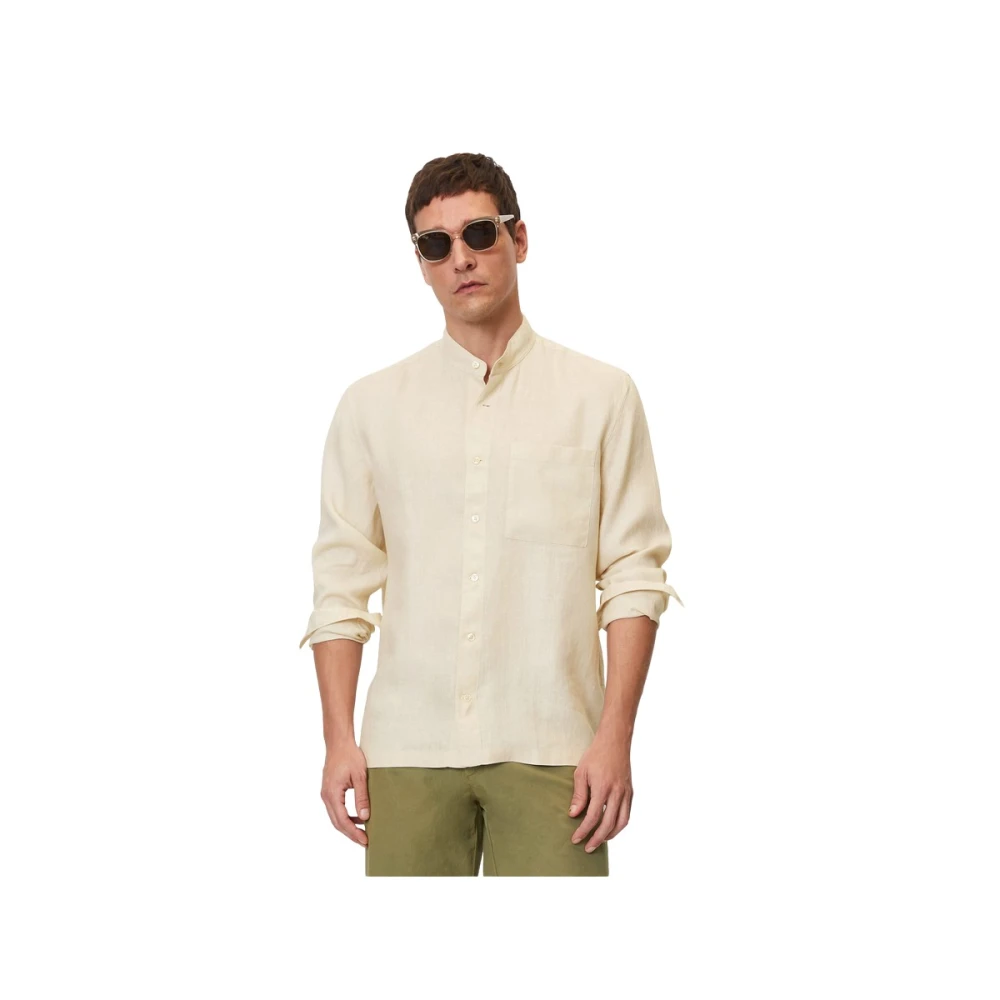 Marc O'Polo Stijlvolle Overhemden Beige Heren
