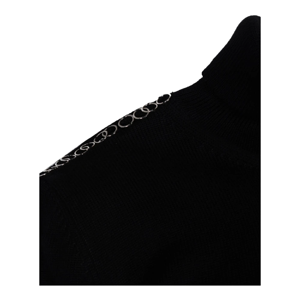 Les Hommes Elegante Wollen Trui Black Heren