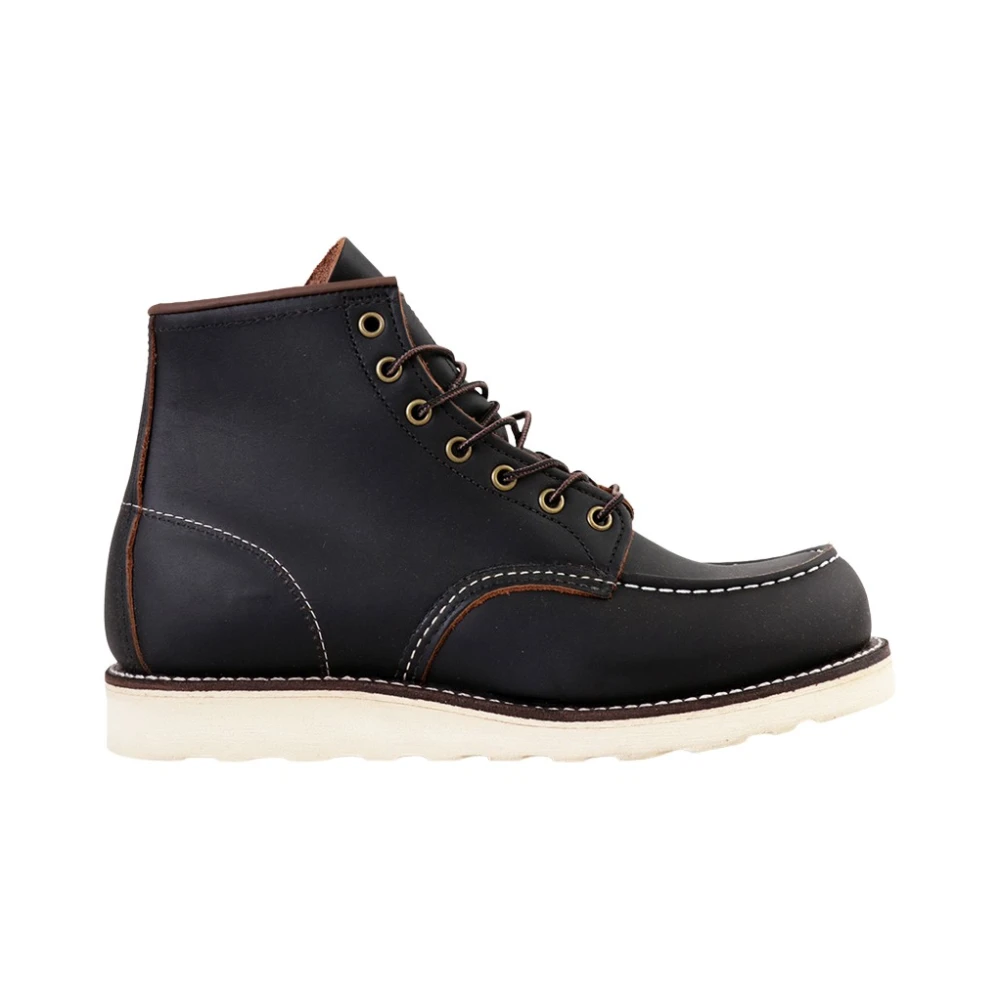 Red Wing Shoes Svart Clic 6-Tums Moc Boots