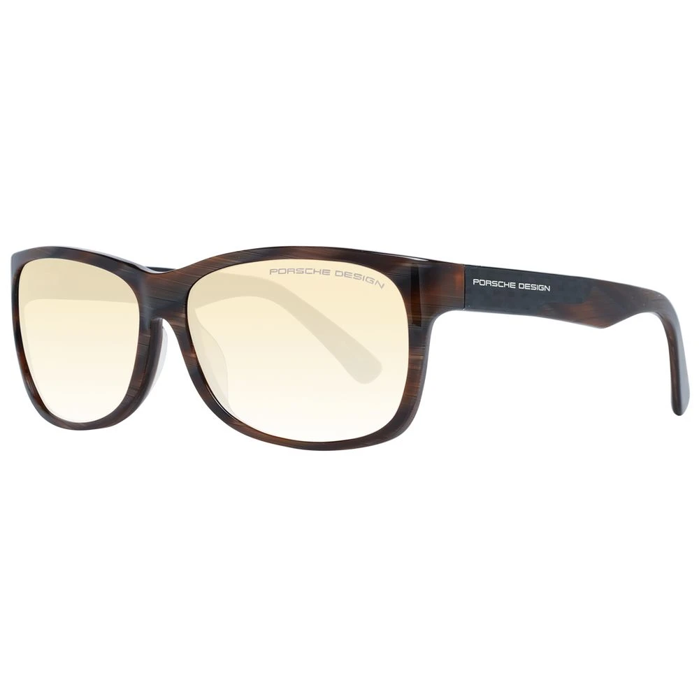 Porsche Design Brun Herr Solglasögon Rektangulär Gradient Brown, Herr