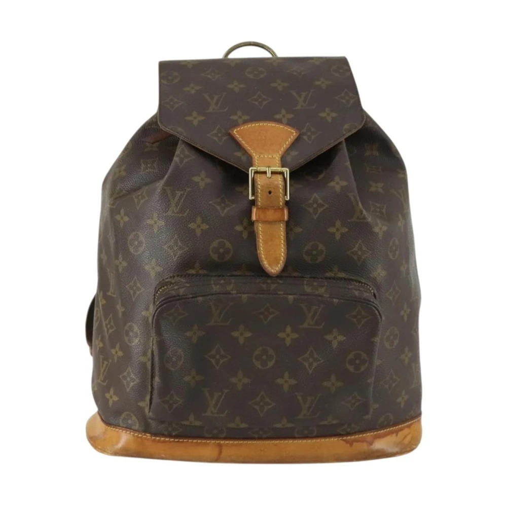 Louis Vuitton Vintage Women's Brown Pre-Owned Monogram Canvas Backpack