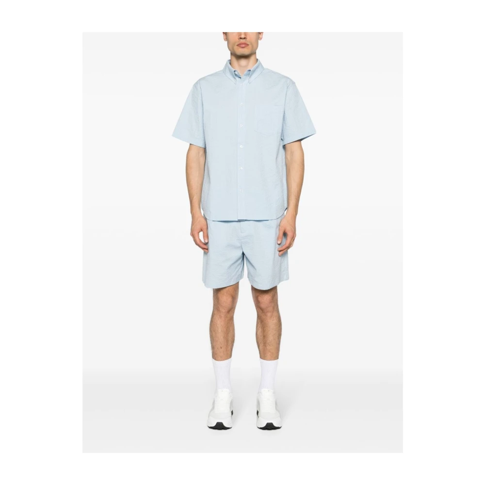 Nike Seersucker Shorts Blue Heren